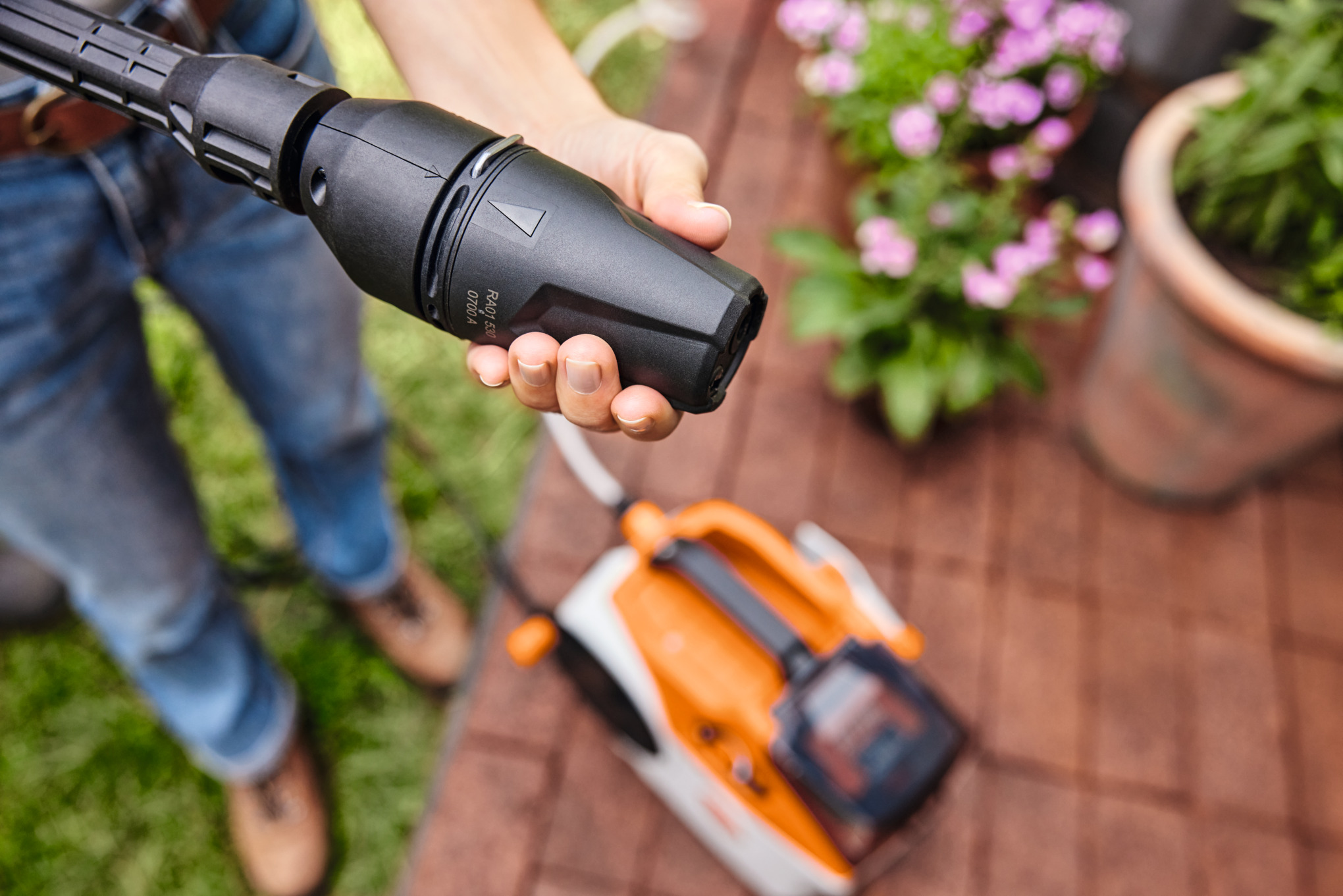 REA 60 PLUS Cordless Pressure Washer tool only