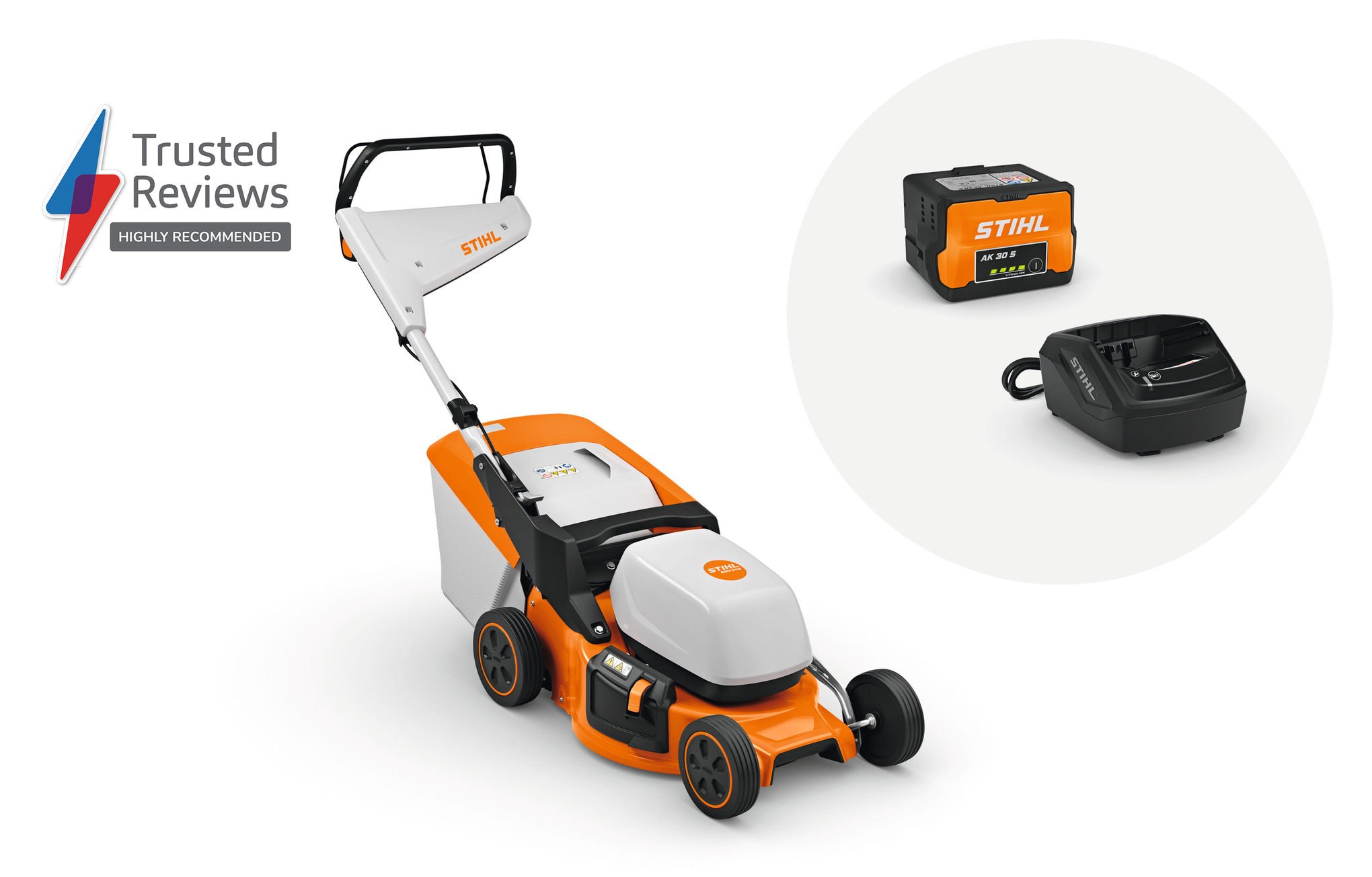 RMA 248 Cordless Lawn Mower with AK 20 battery and AL 101 charger