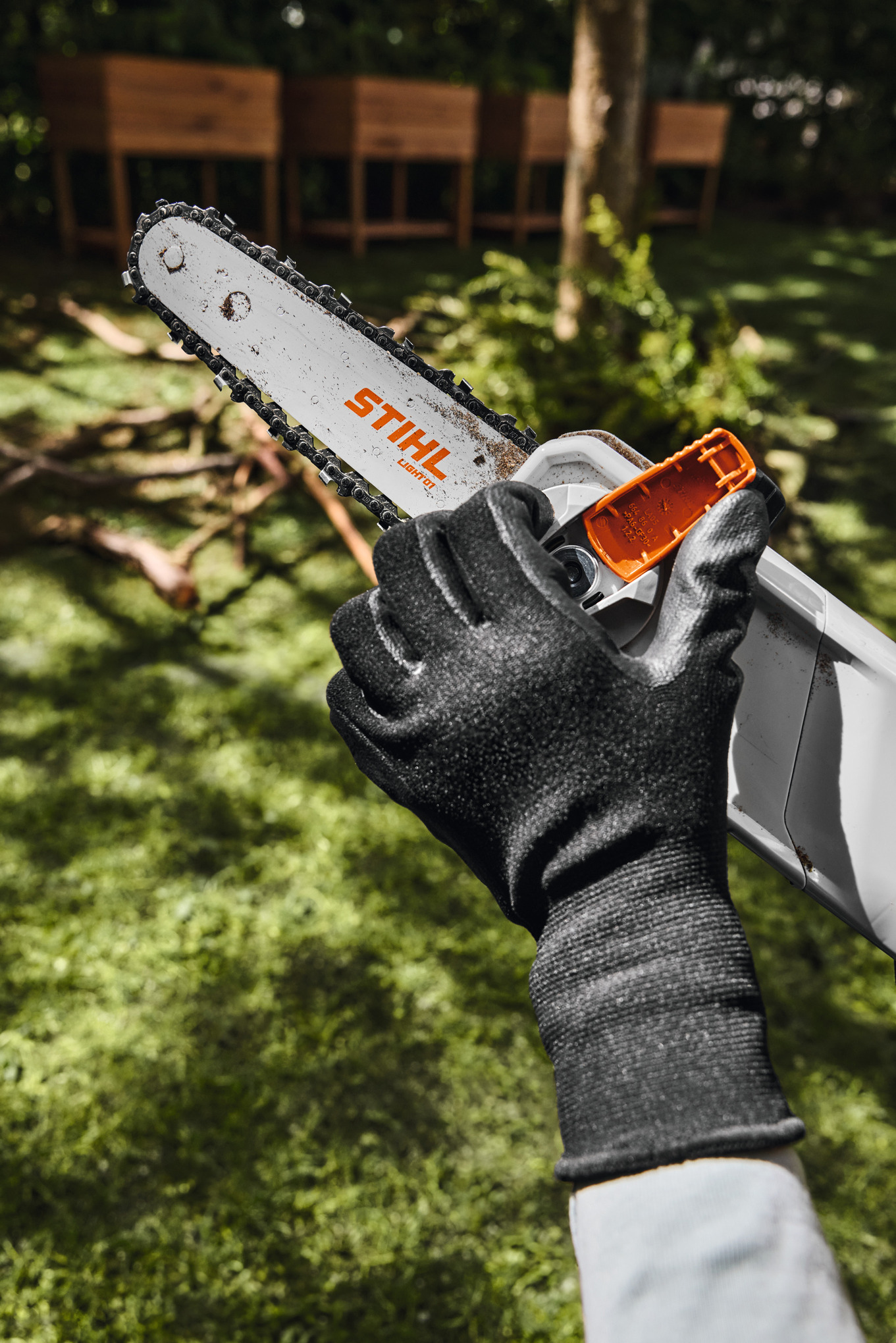 HTA 30 Cordless Pole Pruner with 2x AS 2 batteries and ALS 31 charger