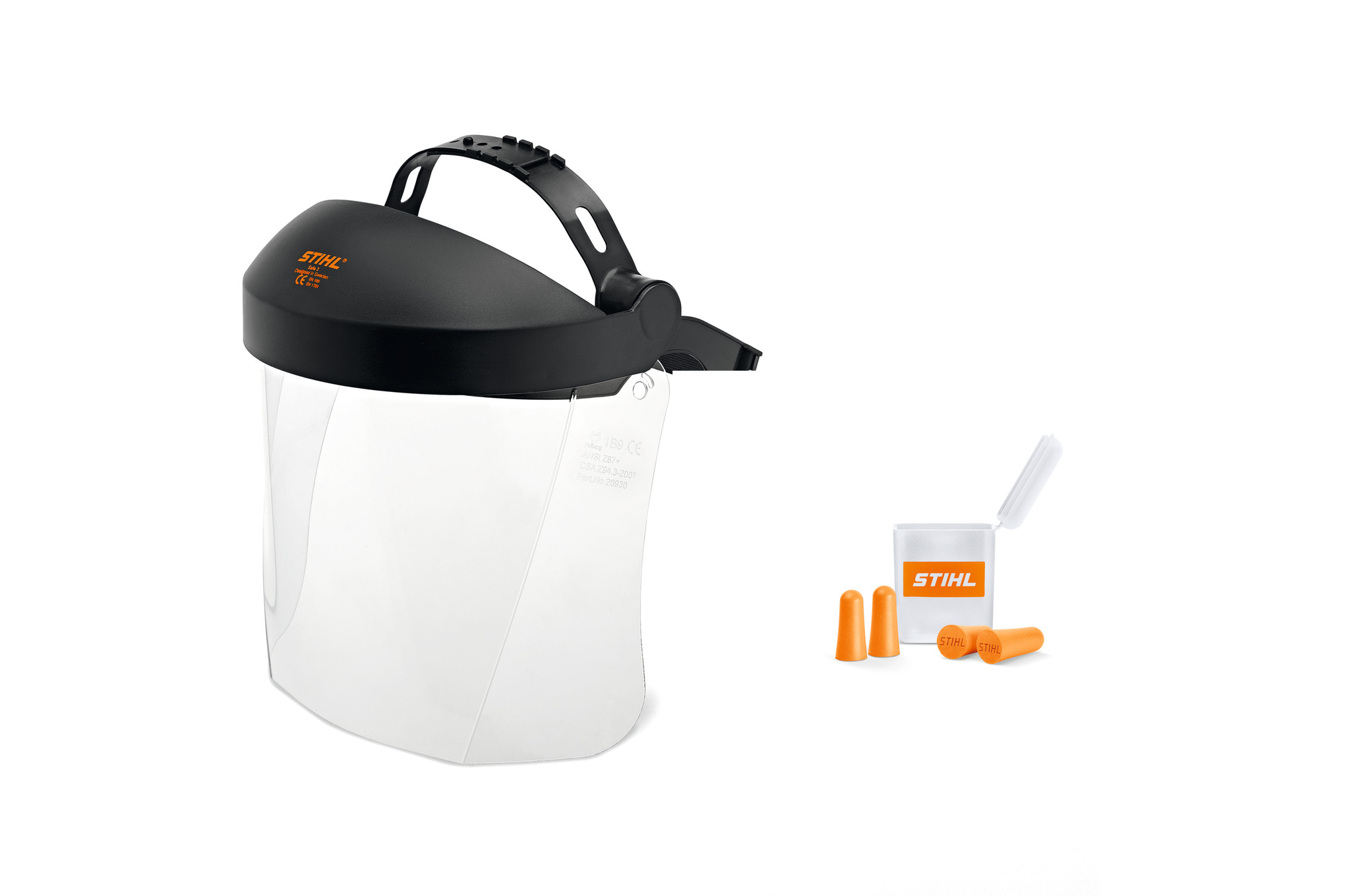 FUNCTION PLX PC Face & hearing protection - plastic visor