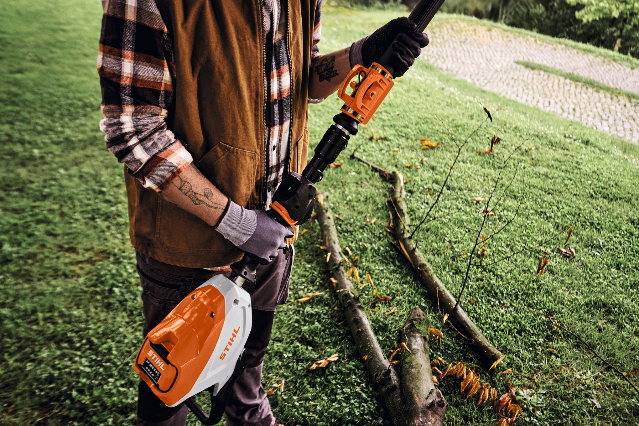 HTA 140 B Cordless Telescopic Pole Pruner tool only
