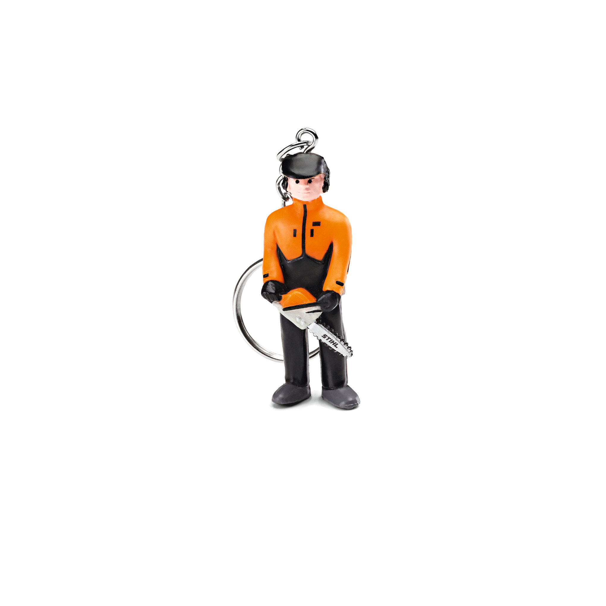 Forestry worker keyring