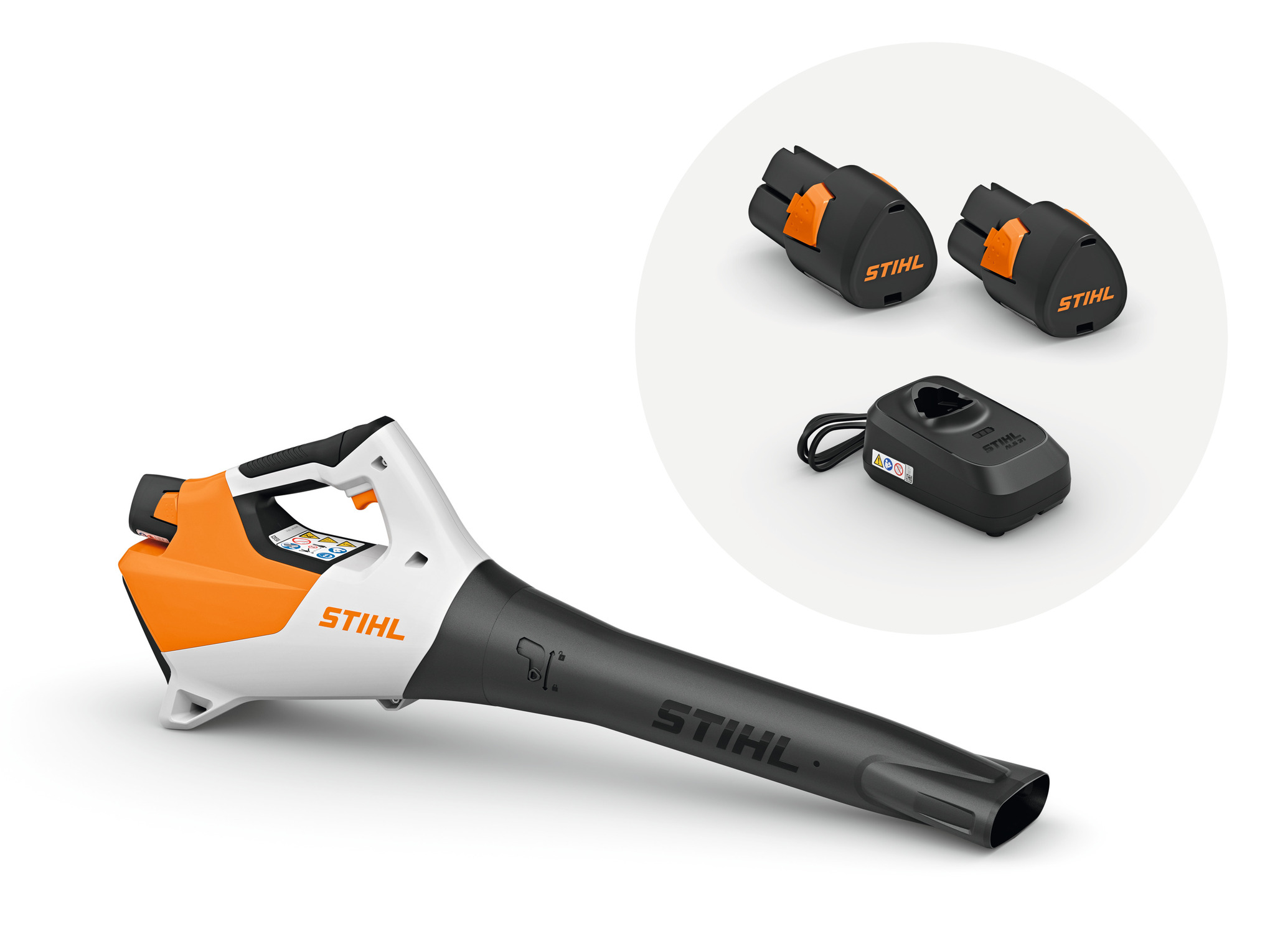 BGA 30 Cordless Blower with 2x AS 2 batteries and ALS 31 charger