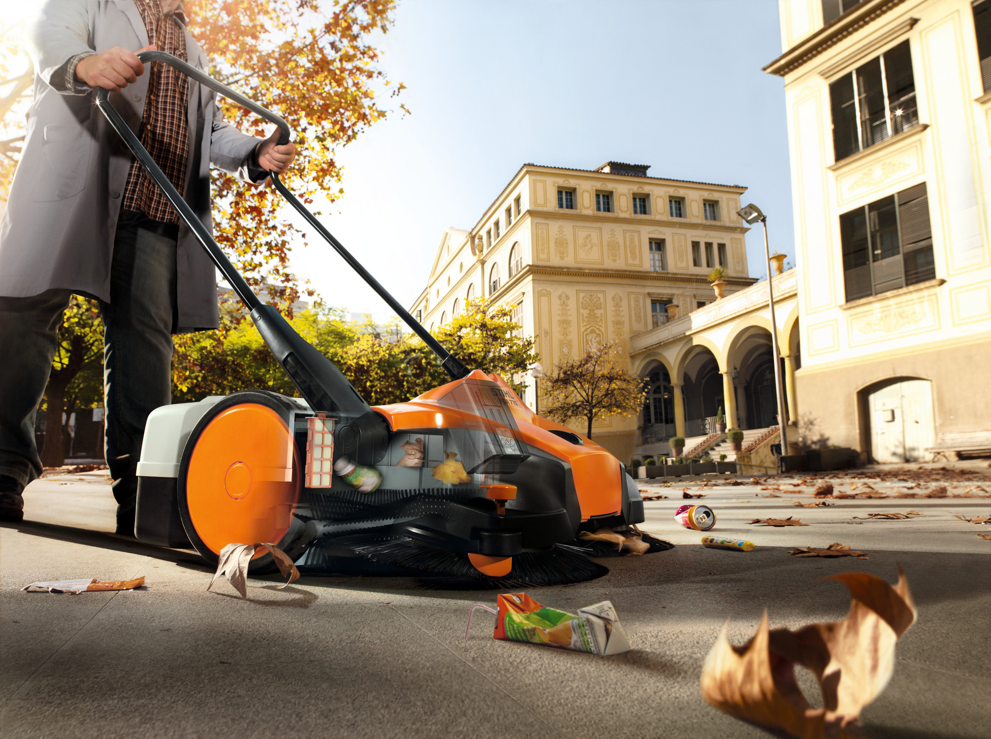 KGA 770 Cordless Sweeping Machine tool only