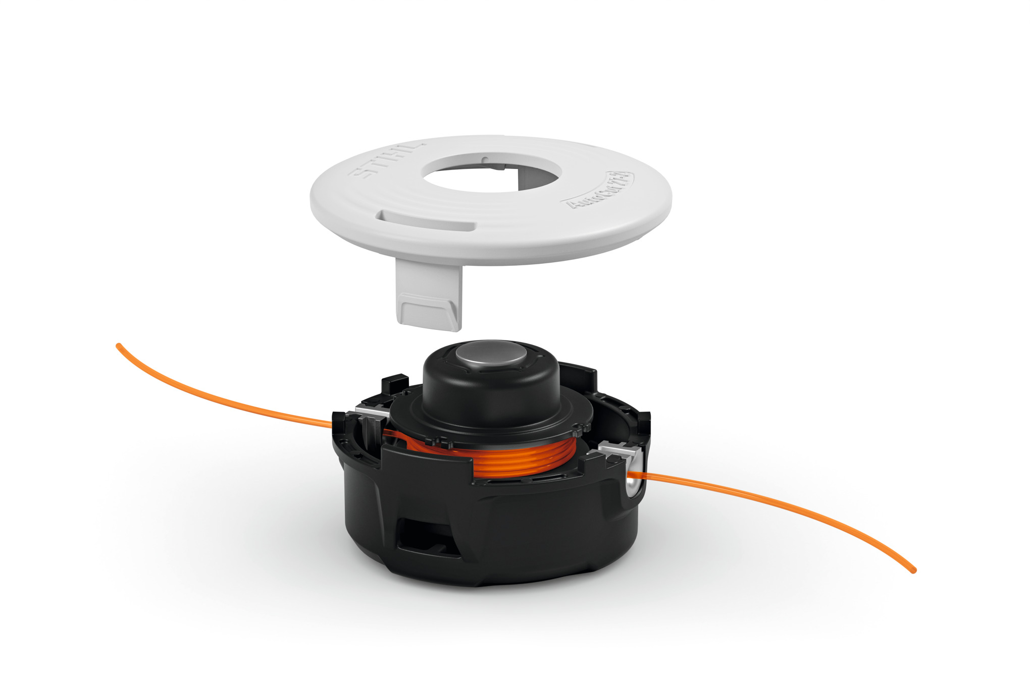 Line spool with stainless steel guard - AutoCut 25-2, AutoCut 27-2