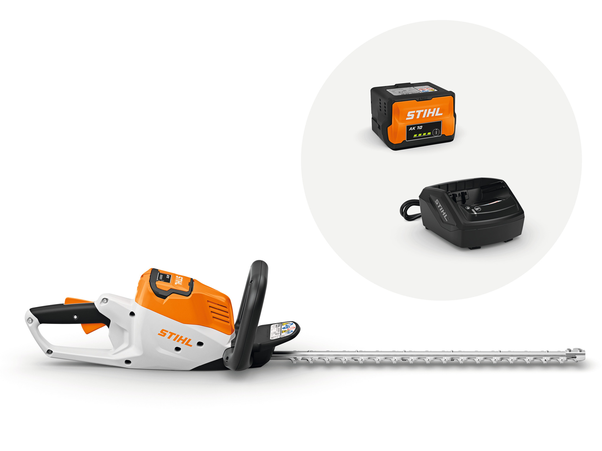 HSA 50 Cordless Hedge Trimmer with 1x AK 10 battery and AL 101 charger