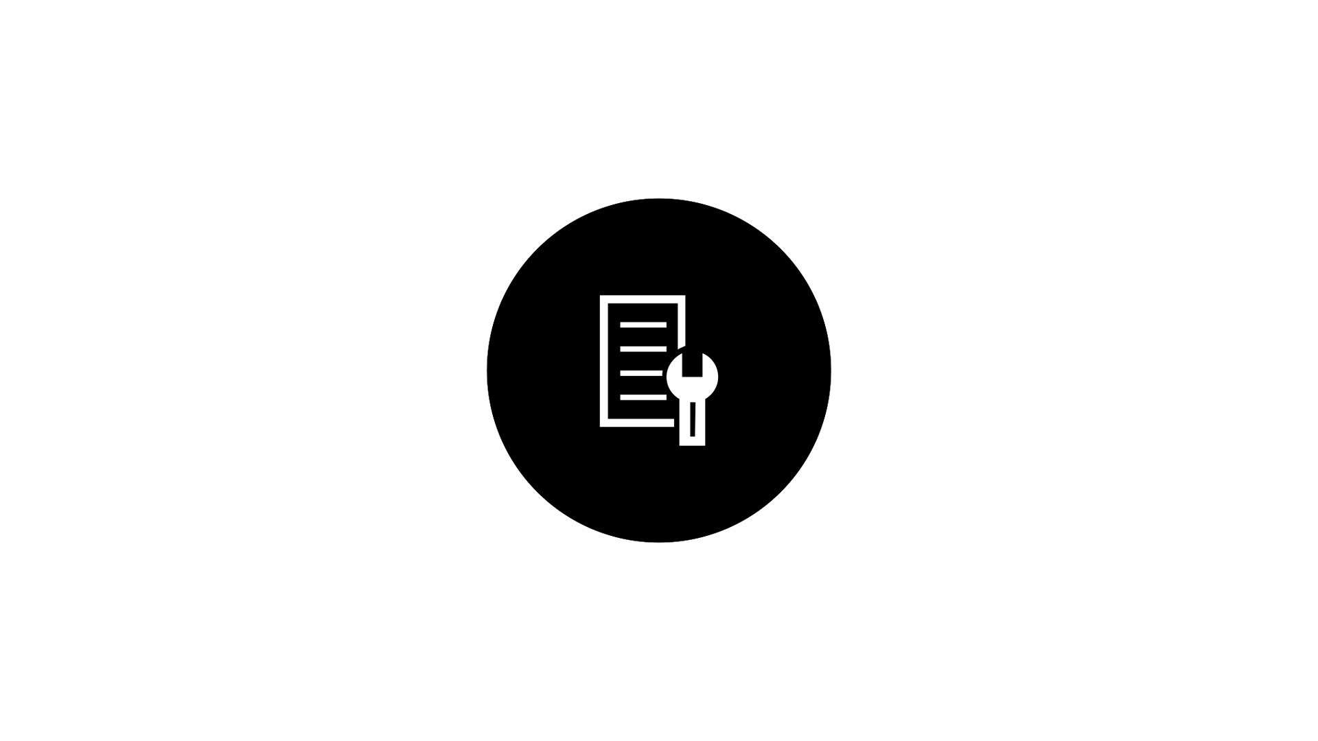 Operating and set-up icon