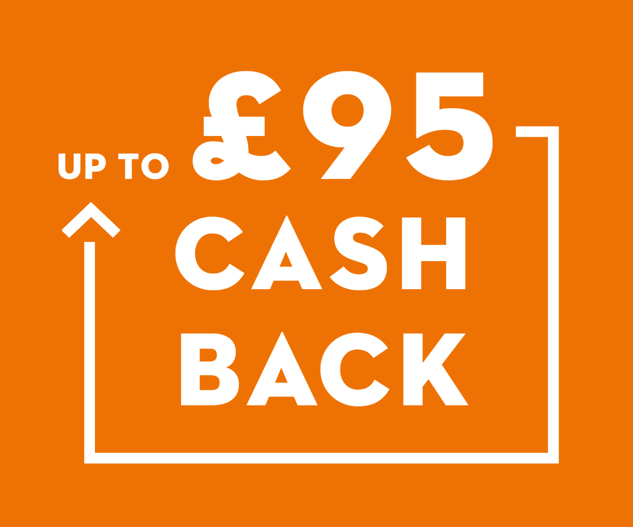Cashback logo up to £95
