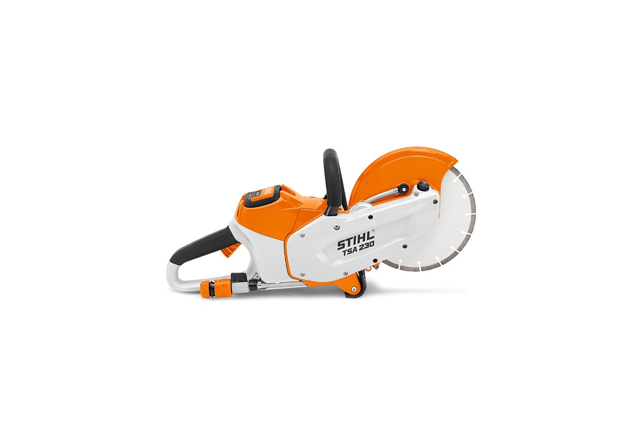 STIHL TS 800 cut-off machine on a white background