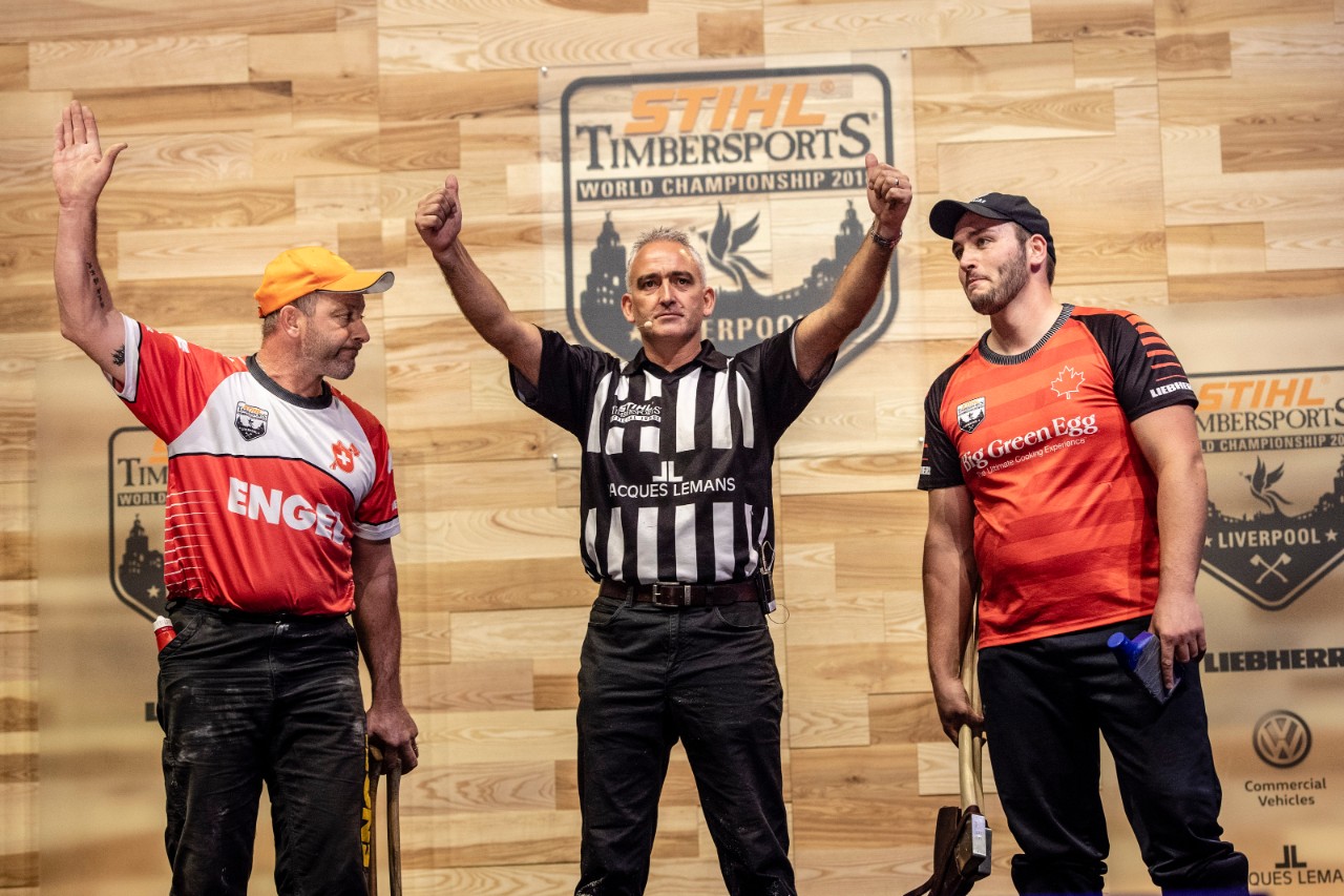 Competitors and referees